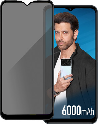 HUPSHY Edge To Edge Tempered Glass for itel P40(Pack of 1)