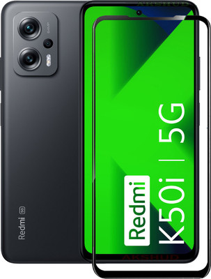 AKSHUD Edge To Edge Tempered Glass for Redmi K50i 5G(Pack of 1)