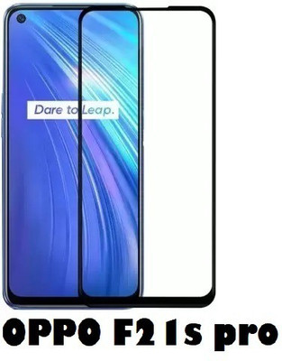 LIKEDESIGN Edge To Edge Tempered Glass for Oppo F21s Pro(Pack of 1)