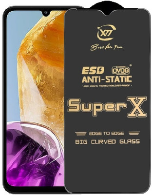 Blate Edge To Edge Tempered Glass for Samsung Galaxy M15, ESD Original, Anti Static, Big Curve, Dust Proof Tempered Glass(Pack of 1)