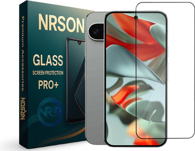 NRSON Edge To Edge Tempered Glass for Google Pixel 9 5G, Google Pixel 9 Pro 5G, (6.3 Inch), with Easy Self Installation Kit(Pack of 1)