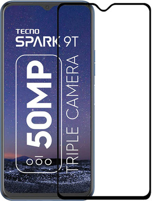 NSTAR Edge To Edge Tempered Glass for Tecno Spark 9T(Pack of 1)
