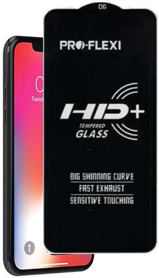 SM Styles Edge To Edge Tempered Glass for Apple iPhone X(Pack of 1)