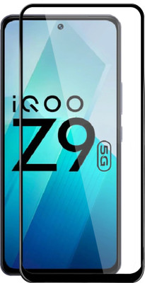 AuraX Edge To Edge Tempered Glass for iQOO Z9 5G(Pack of 1)