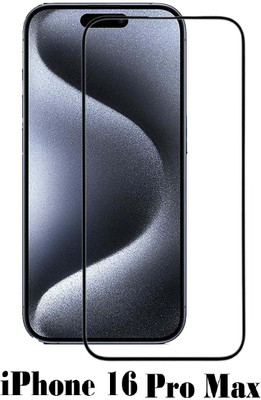 LIKEDESIGN Edge To Edge Tempered Glass for Apple iPhone 16 Pro Max, Apple iPhone 16 Pro(Pack of 1)