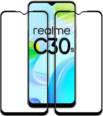 Flipkart SmartBuy Edge To Edge Tempered Glass for realme C30s(Pack of 2)