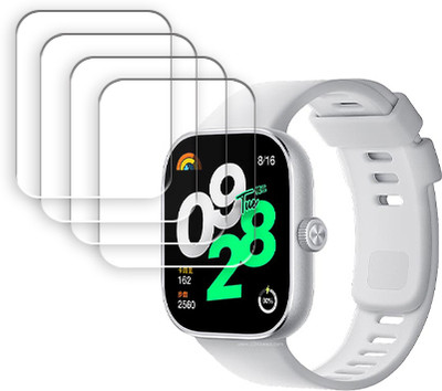 ARBAN Edge To Edge Tempered Glass for Redmi Watch 4 1.97 inch SMARTWATCH SCREEN GUARD(Pack of 4)