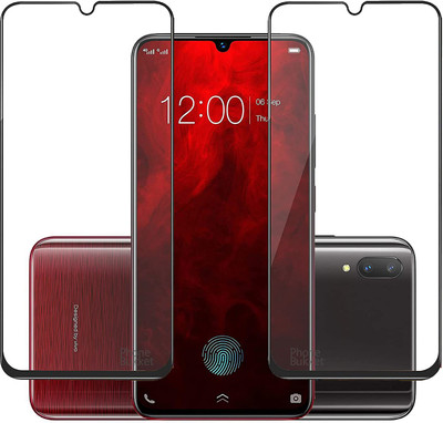 NIMMIKA ENTERPRISES Edge To Edge Tempered Glass for Vivo V11 Pro D+ Tempered Glass(Pack of 2)