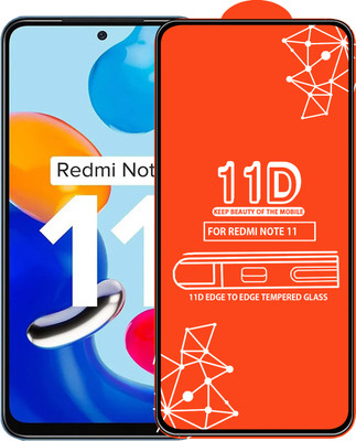 Qyist Edge To Edge Tempered Glass for Redmi Note 11(Pack of 1)