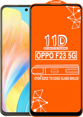 CYOR Edge To Edge Tempered Glass for OPPO F23 5G(Pack of 1)