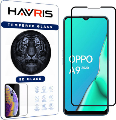 Havris Edge To Edge Tempered Glass for OPPO A9 2020(Pack of 1)