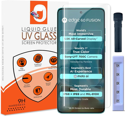 VALKAR Edge To Edge Tempered Glass for Motorola Edge 60 Fusion 5G, Moto Edge 60 Fusion 5G(Pack of 1)