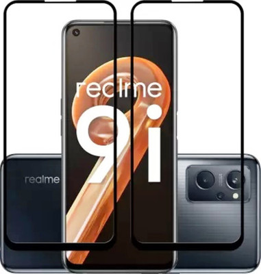 HIE POWER Edge To Edge Tempered Glass for Realme 9i 5G -(Screen Protector with Easy Installation Kit-Pack of 2)(Pack of 2)