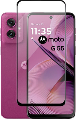 KWINE CASE Edge To Edge Tempered Glass for Moto G55 5G(Pack of 1)