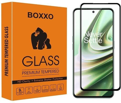 Boxxo Edge To Edge Tempered Glass for OnePlus 10R 5G(Pack of 1)