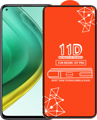 Qyist Edge To Edge Tempered Glass for Mi 10T Pro(Pack of 1)