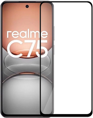 AKSHUD Edge To Edge Tempered Glass for realme C75 5G(Pack of 1)