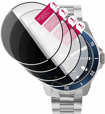 HIDEOUS Edge To Edge Tempered Glass for Withings ScanWatch Nova(Pack of 4)