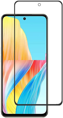 FwellT Edge To Edge Tempered Glass for Oppo Reno 12F(Pack of 1)