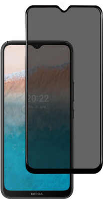 HUPSHY Edge To Edge Tempered Glass for NOKIA C21 PLUS(Pack of 1)