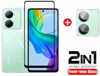 Olonga Edge To Edge Tempered Glass for VIVO Y36(Pack of 1)