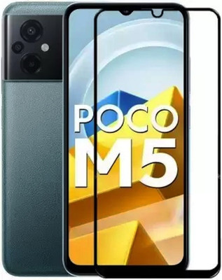 HIE POWER Edge To Edge Tempered Glass for POCO M5 (Gorilla-Glass-11D)(Pack of 1)