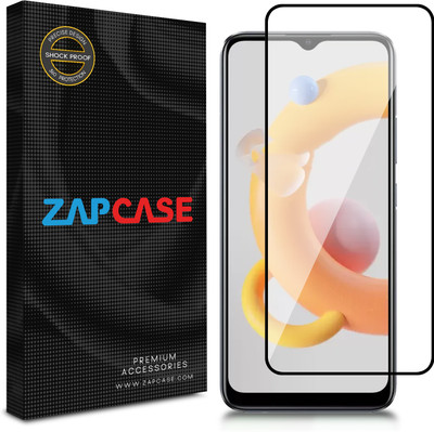 Zapcase Edge To Edge Tempered Glass for Realme C11 2021(Pack of 1)