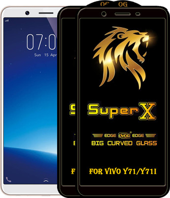 PFOAM Edge To Edge Tempered Glass for VIVO Y71I(Pack of 2)