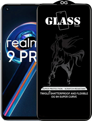 TWIGLO Edge To Edge Tempered Glass for REALME 9 PRO(Pack of 1)