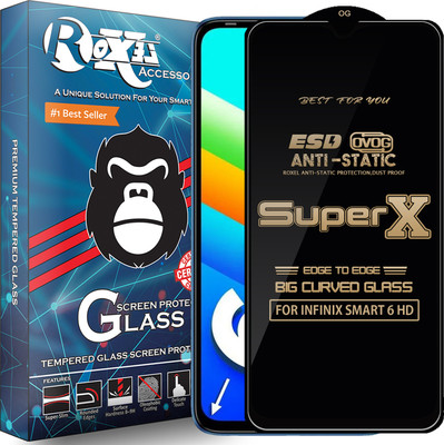 Roxel Edge To Edge Tempered Glass for INFINIX SMART 6 HD(Pack of 1)