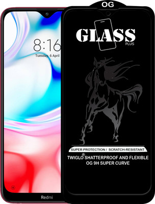 TWIGLO Edge To Edge Tempered Glass for REDMI 8A DUAL(Pack of 1)