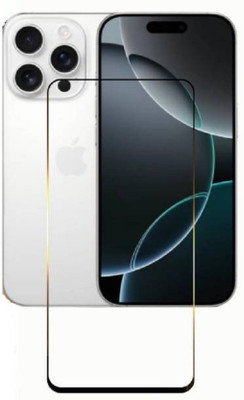 DSCASE Edge To Edge Tempered Glass for Apple iPhone 16 Pro, iPhone 16 Pro(Pack of 1)