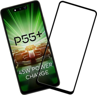 Knotyy Edge To Edge Tempered Glass for Itel P55 Plus(Pack of 1)