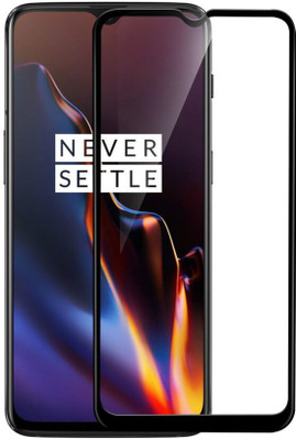 DMJHP Edge To Edge Tempered Glass for OnePlus 6T(Pack of 1)