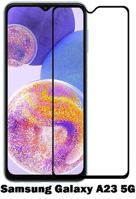 ASVALBUY Edge To Edge Tempered Glass for SAMSUNG Galaxy A23 5G(Pack of 1)