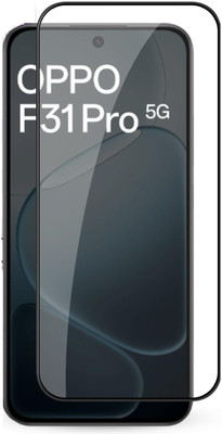 FwellT Edge To Edge Tempered Glass for Oppo F31 Pro 5G(Pack of 1)