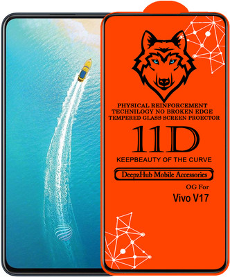 DeepzHub Edge To Edge Tempered Glass for Vivo V17(Pack of 1)