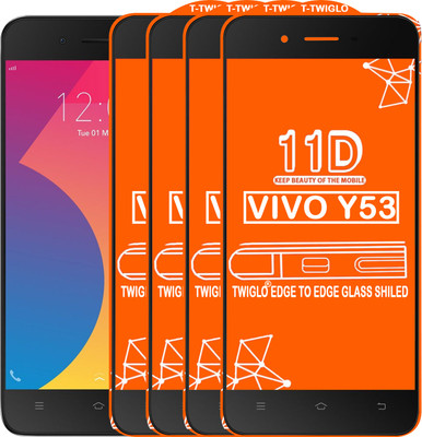 TWIGLO Edge To Edge Tempered Glass for VIVO Y53(Pack of 4)