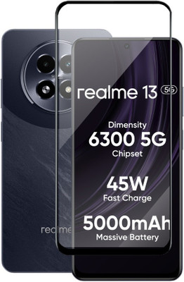 Fablue Edge To Edge Tempered Glass for Realme 13 5G(Pack of 1)