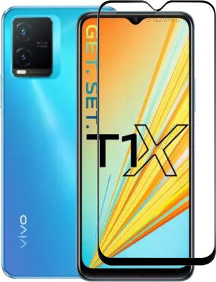 VDAT Edge To Edge Tempered Glass for vivo T1X(Pack of 1)
