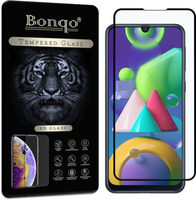 Bonqo Edge To Edge Tempered Glass for Samsung Galaxy M21(Pack of 1)