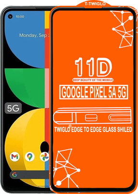 TWIGLO Edge To Edge Tempered Glass for GOOGLE PIXEL 5A 5G(Pack of 1)
