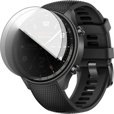 HIDEOUS Edge To Edge Tempered Glass for OnePlus Watch 3R smartwatch screenguard(Pack of 2)