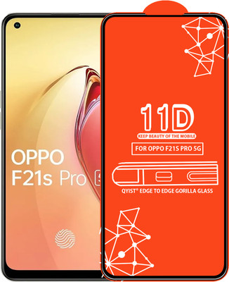 Qyist Edge To Edge Tempered Glass for Oppo F21S Pro 5G(Pack of 1)