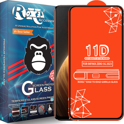 Roxel Edge To Edge Tempered Glass for Infinix Zero 5G 2023(Pack of 1)