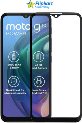 Flipkart SmartBuy Edge To Edge Tempered Glass for MOTO G10 POWER(Pack of 1)