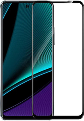DMJHP Edge To Edge Tempered Glass for Infinix Hot 11 2022(Pack of 1)