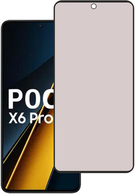 SPRITZEN Edge To Edge Tempered Glass for Poco X6 Pro 5G, Matte Glass(Pack of 1)
