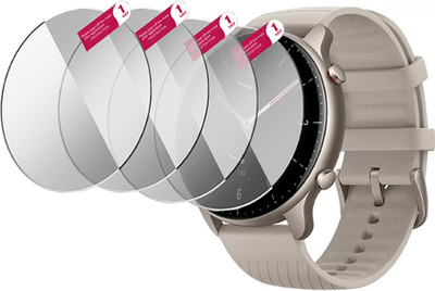 daffin Edge To Edge Tempered Glass for Amazfit GTR 2 (New Version) 46mm(Pack of 4)
