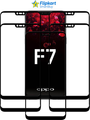 Flipkart SmartBuy Edge To Edge Tempered Glass for OPPO F7(Pack of 5)